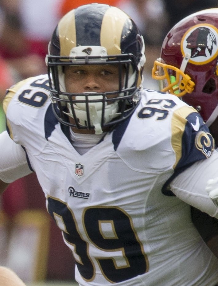 Aaron Donald, a player on the National Football League.