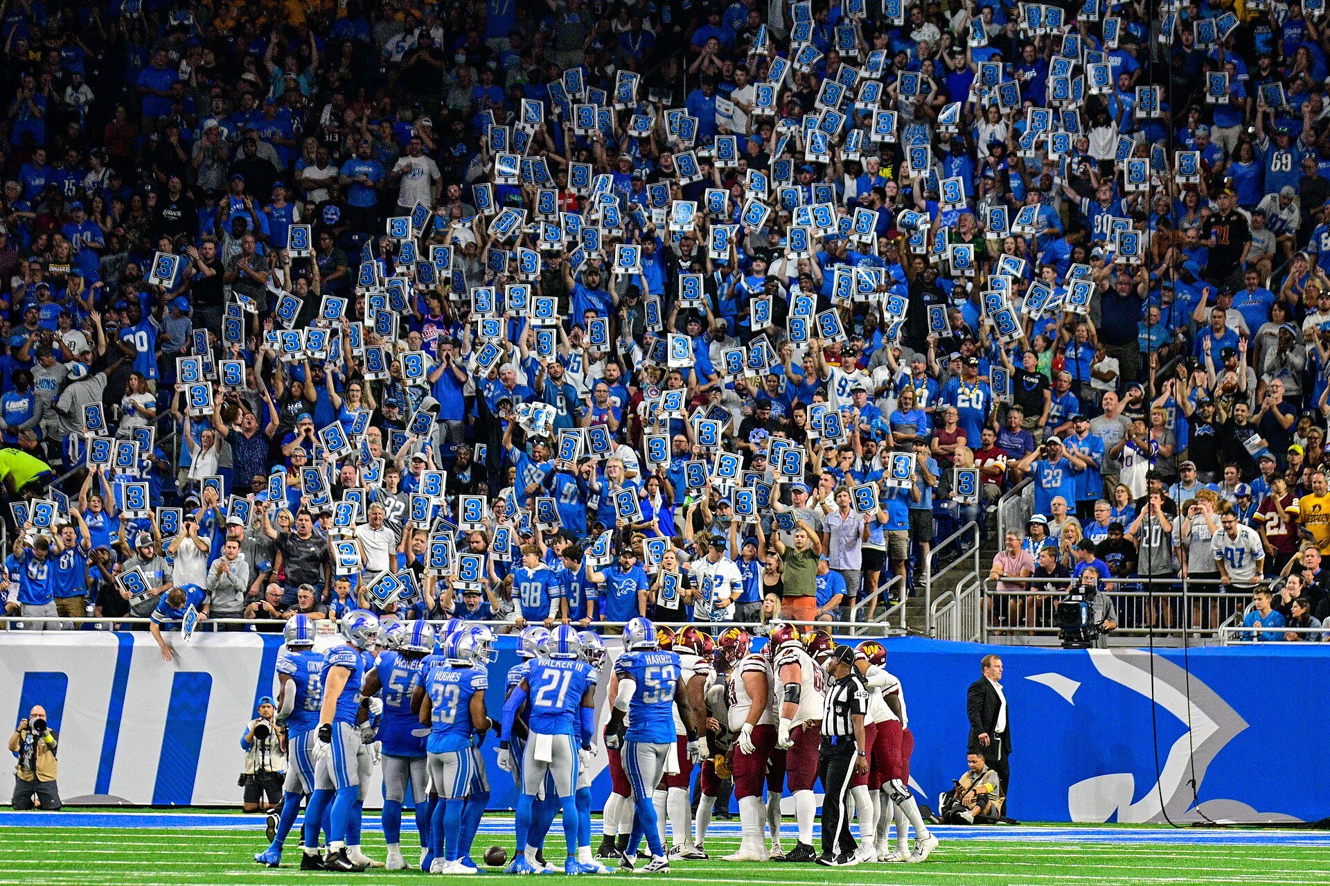 The Washington Commanders fell to the Detroit Lions 36-27 during Week 2 of the NFL Season from Ford Field, Detroit, MI, September, 18th, 2022. (All-Pro Reels / Joe Glorioso)