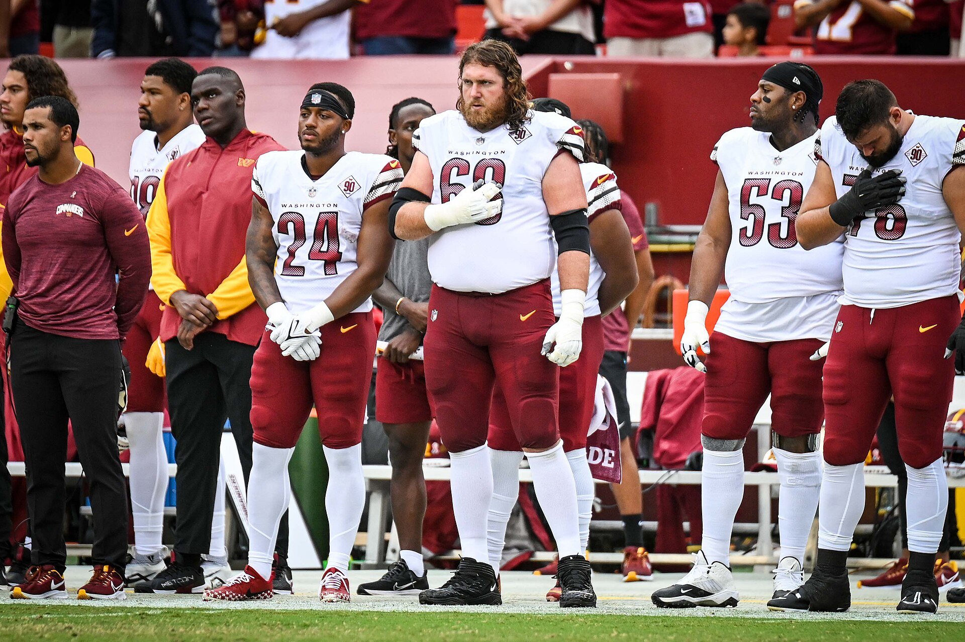 Opening day coverage from Week 1 of the NFL Season featuring the Washington Commanders vs. Jacksonville Jaguars camp at FedEx Field, Landover, MD, September, 11th, 2022. (All-Pro Reels / Joe Glorioso)