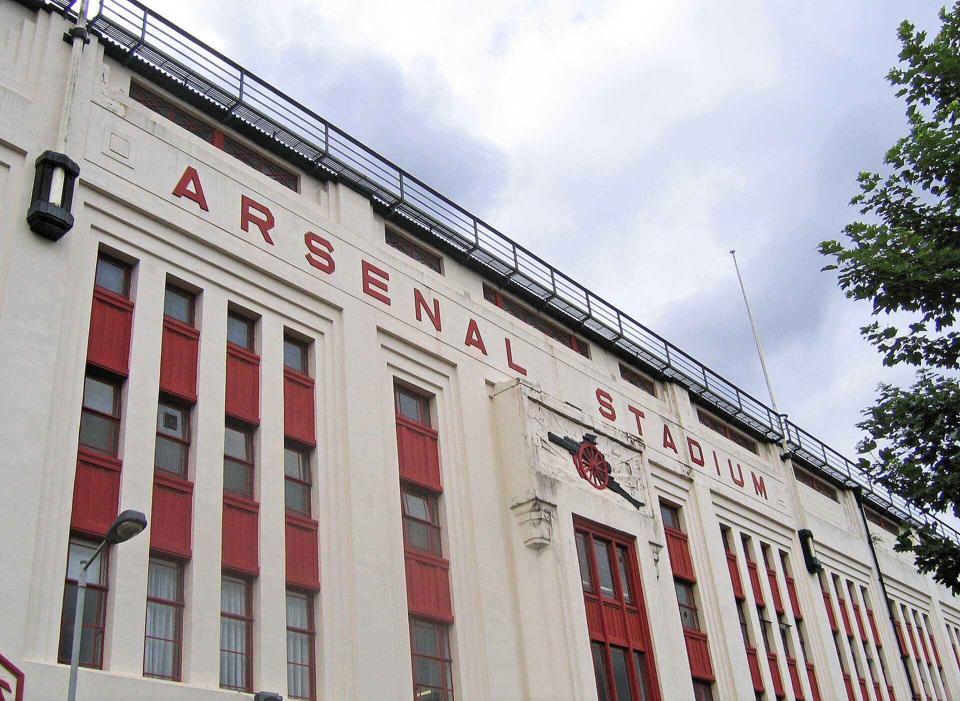 Arsenal Stadium Highbury east facade