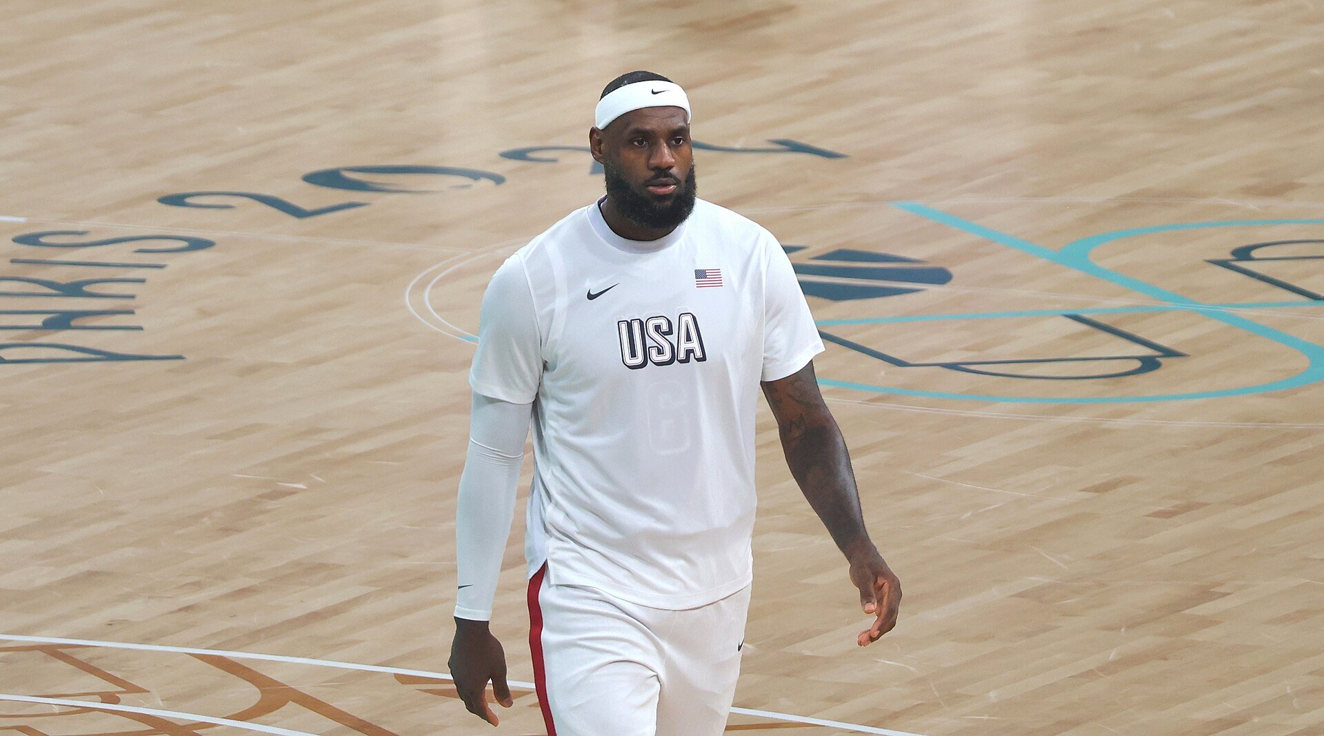 LeBron James during Paris 2024 Olympic Games